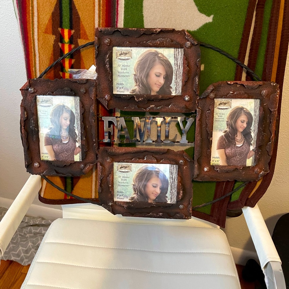 Beautiful Rustic Multi Picture Frame!